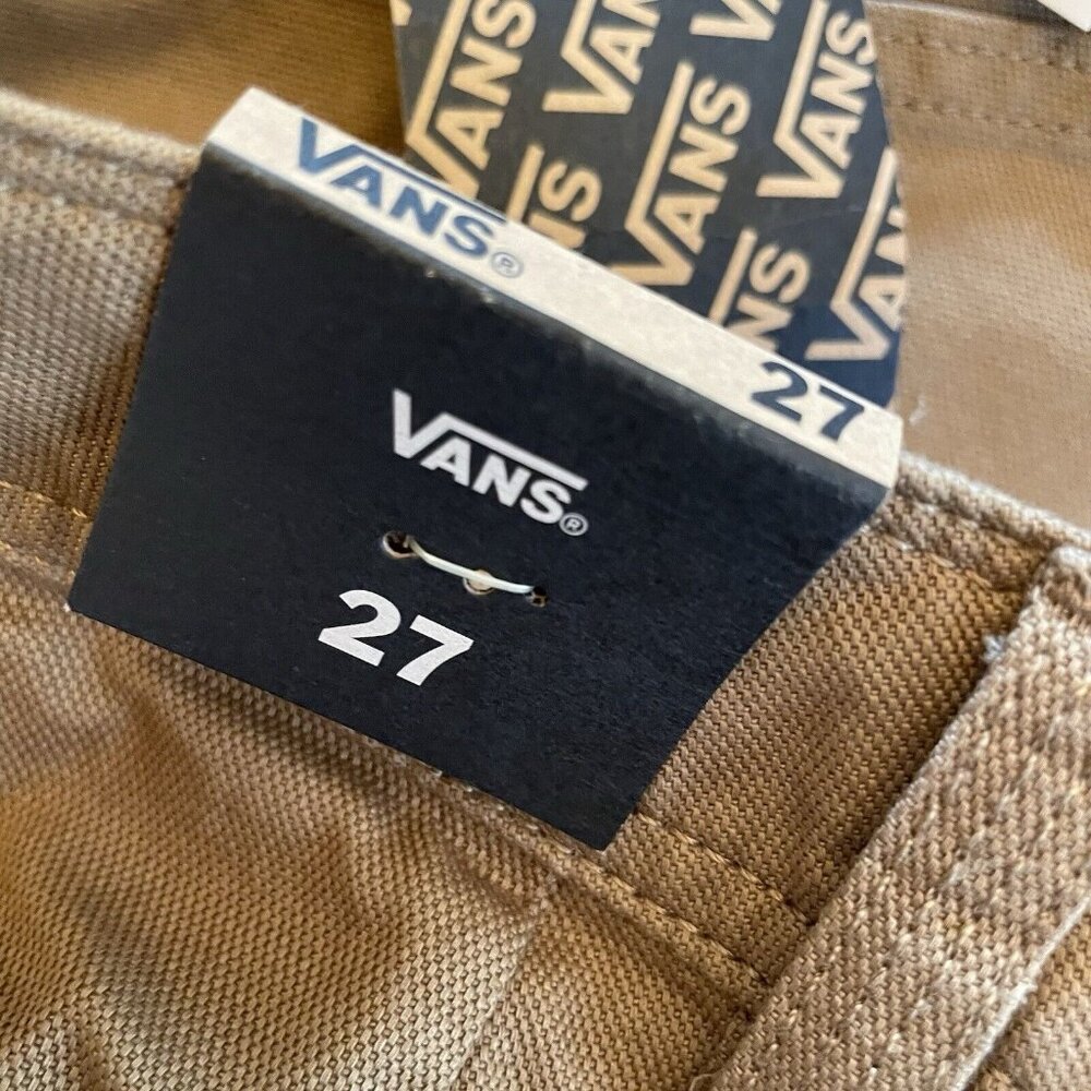 VANS In the Know Dark Beige PANTS New Khakis Mens Size 27 x 26 Skater Gorpcore - Picture 7 of 7